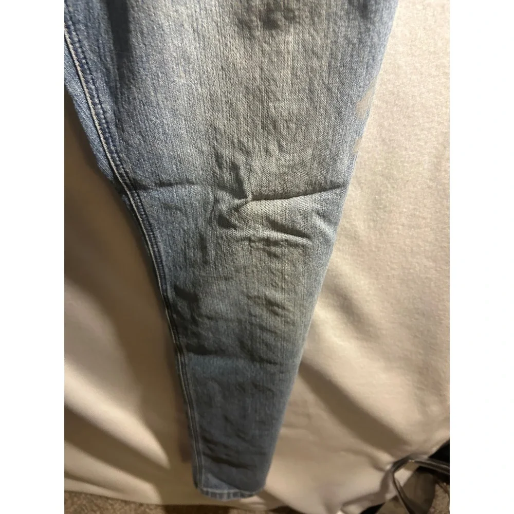 Ariat Rebar M5 Mens Straight Leg Jeans Blue Denim 33x36 Medium Wash Distressed